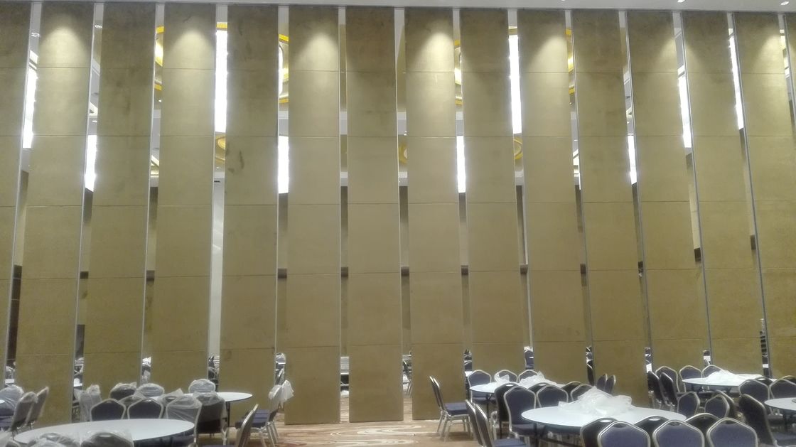 Movable Partition Wall Smoothly Sliding Extra High Panel Customized Color Size Material