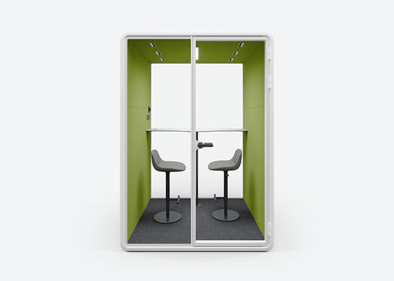 M Boyutlu Sessiz Telefon Booth Toplantı Odası Gizlilik Akustik Ofis Podları 1 - 2 kişilik