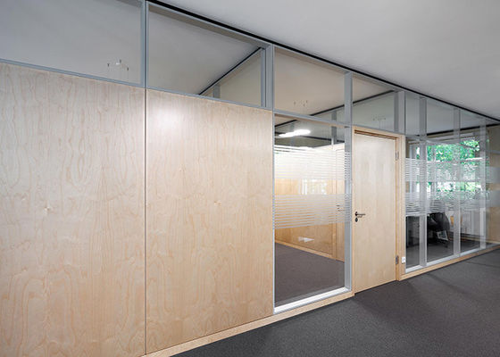 Melamine panel büro için katı panel bölme duvarı özel boyut