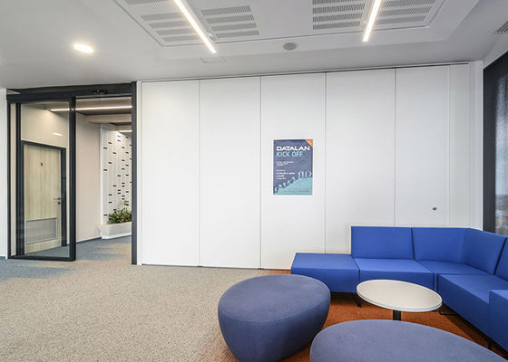 özelleştirilebilir modüler katı bölme duvarları melamin tahta duvar bölme çelik panel 48db azaltmak