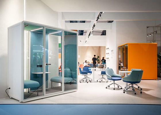 Yüksek kaliteli ses geçirmez telefon kulübesine Çin'den mobilyalarla sesli ofis toplantı odaları