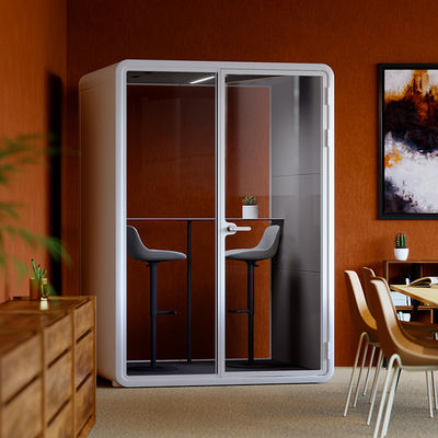 Çift Özel Çalışma Alanı için 12V-USB'li Orta Boy Akustik Sessiz Toplantı Odası